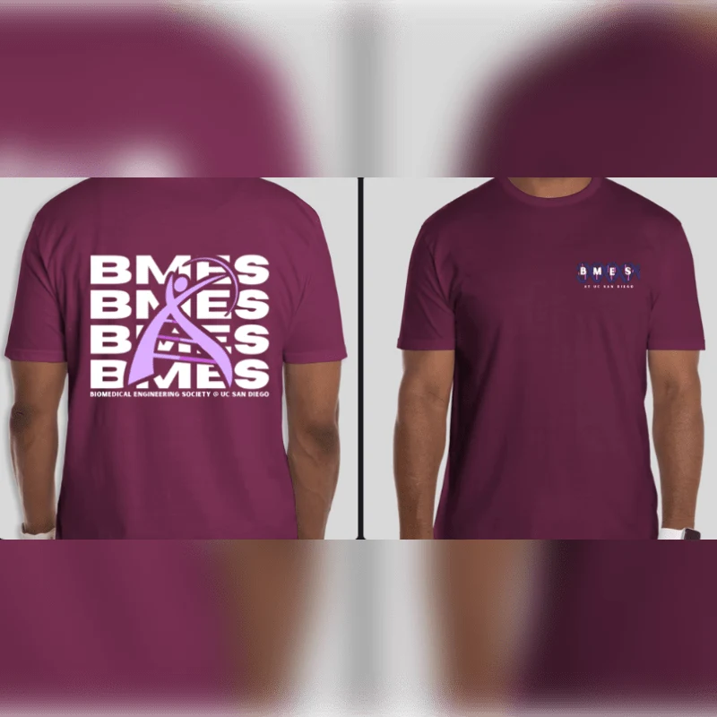 BMES T-shirt front and back